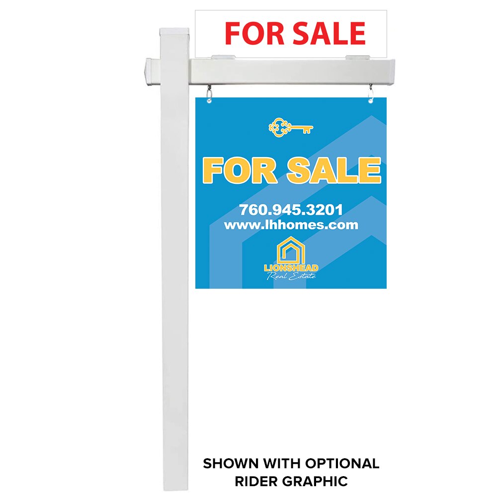 Real Estate Sign Post — Large Graphic Package